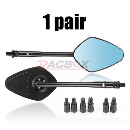 Universal CNC Aluminum Rear Side Rear View Mirror Motorcycle Scooter Street Bike