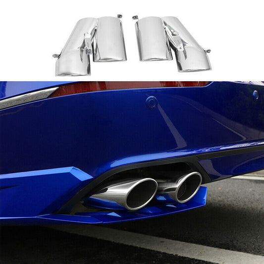 for Honda Accord 2018-21 Steel Rear Exhaust Muffler Tip Tail Pipe Dual Pipes Kit