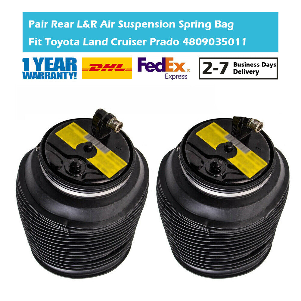 2PCS Rear Air Suspension Spring Bag Fit for Toyota for Land Cruiser Prado 4Runner 02-09