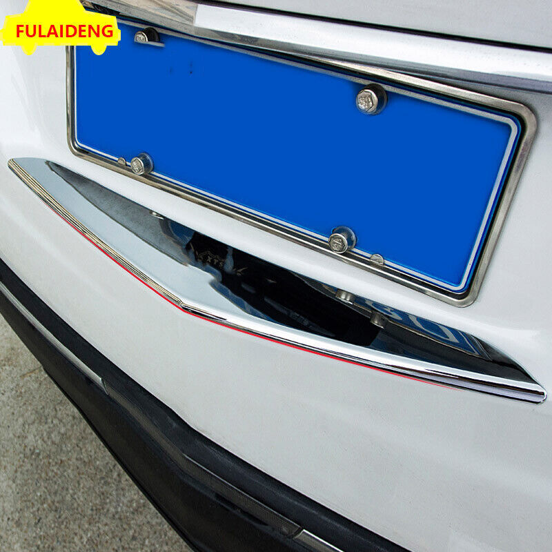 for Cadillac XT5 2016-2020 Chrome Steel Rear Trunk Tailgate Lid Cover Panel Trim
