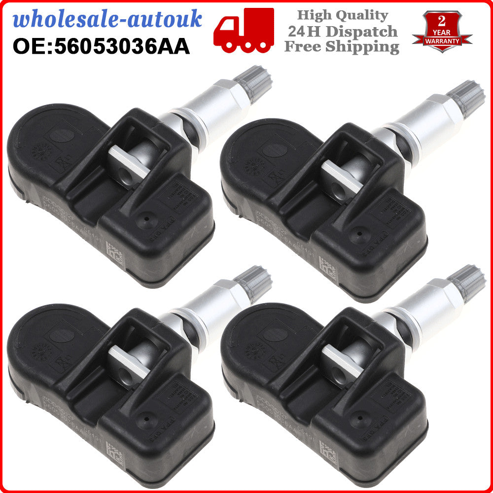 4X TPMS Tyre Pressure Sensor 56053036AA for Jeep for Chrysler Aspen for Dodge Nitro for Ram