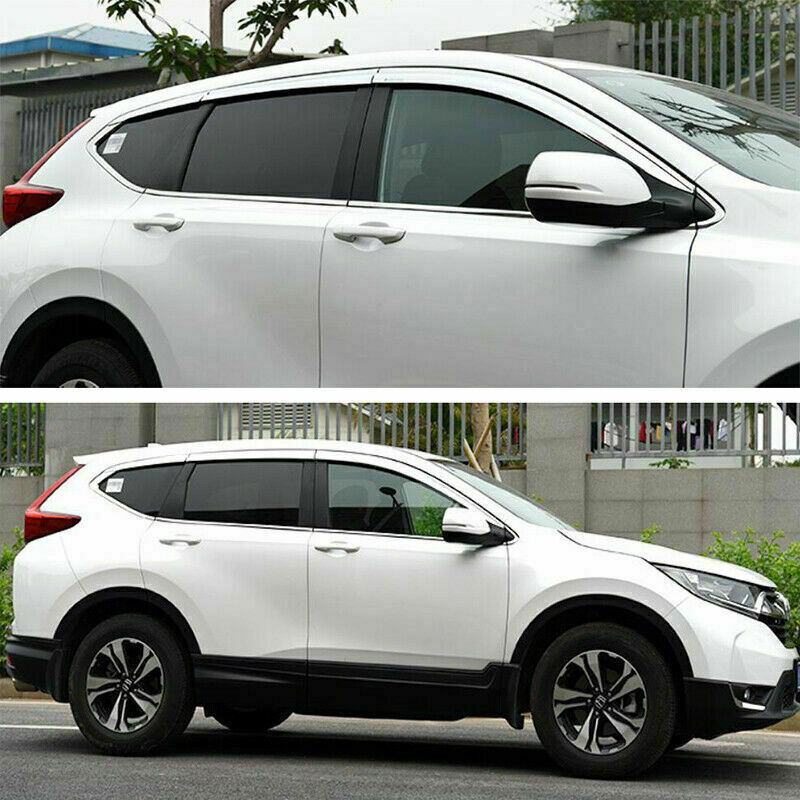 for Honda CR-V 2017-2022 Chrome Window Wind Visors Rain Guard Vent Deflectors