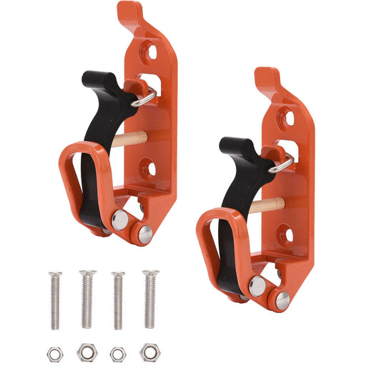 2PCS Shovel Mount for Roof Rack Metal Rubber Clamp Mounting Kit Shovel Holder