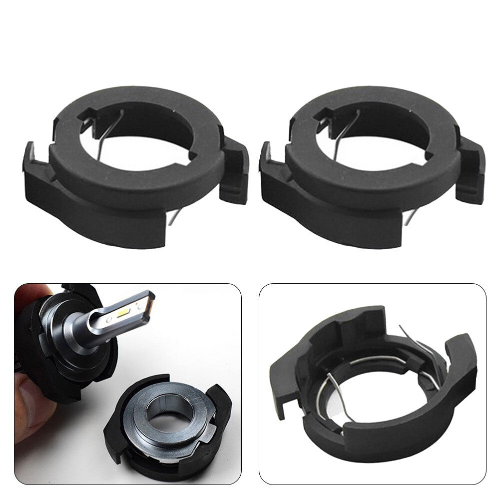 for Passat B6 B9 Xenon Bulb Holder Socket 2pcs 35 (W) 12 (V) ABS Headlight