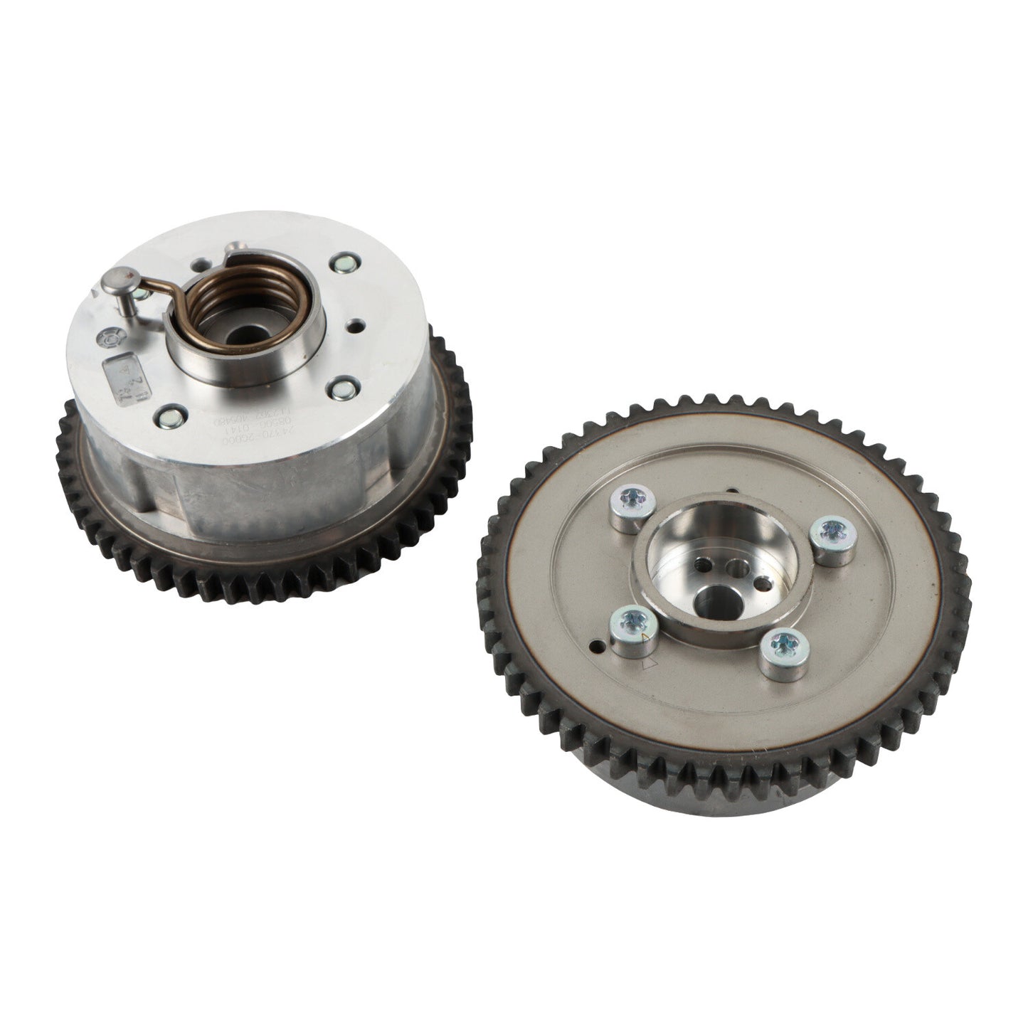 2x Engine 24350-25000 24370-2G000 Camshaft Timing Sprocket For 2.4L for Hyundai for Kia