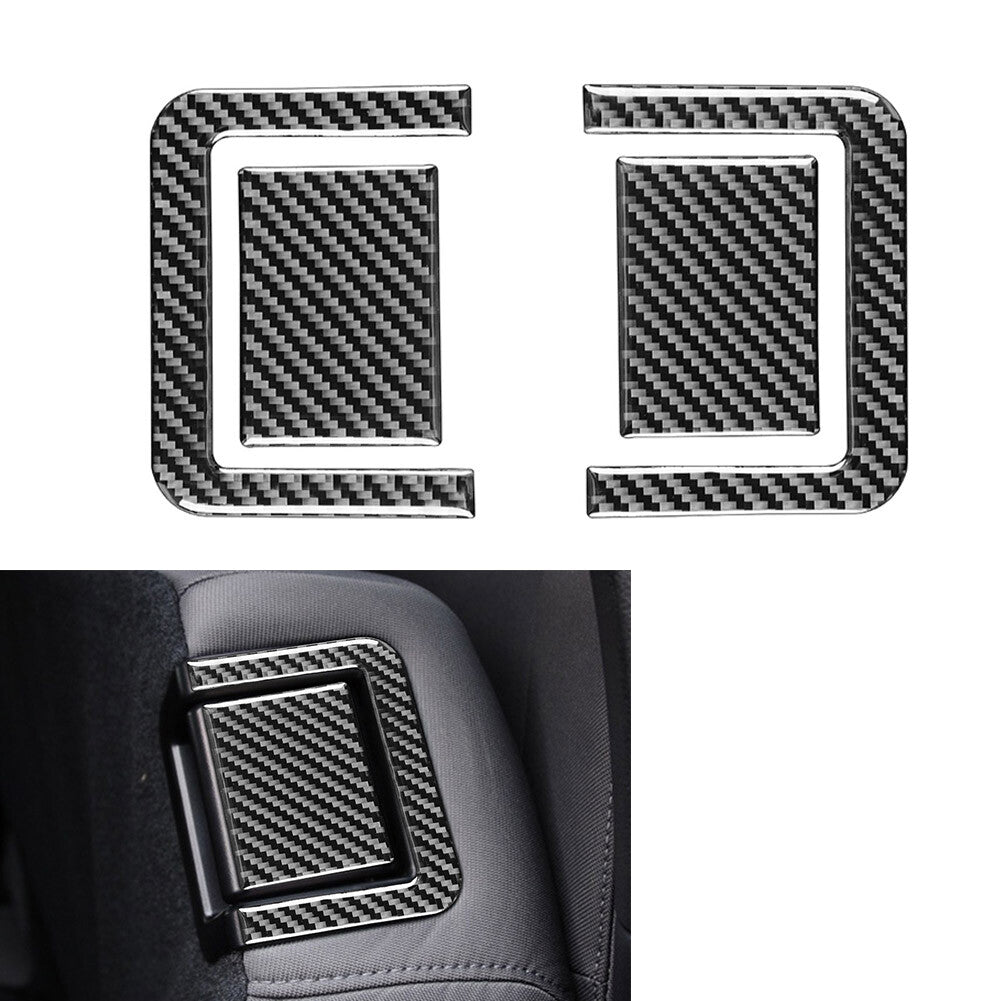 4Pcs Car Rear for Seat Adjustment Panel Cover Trim for Toyota Tundra 2014-2021 Black