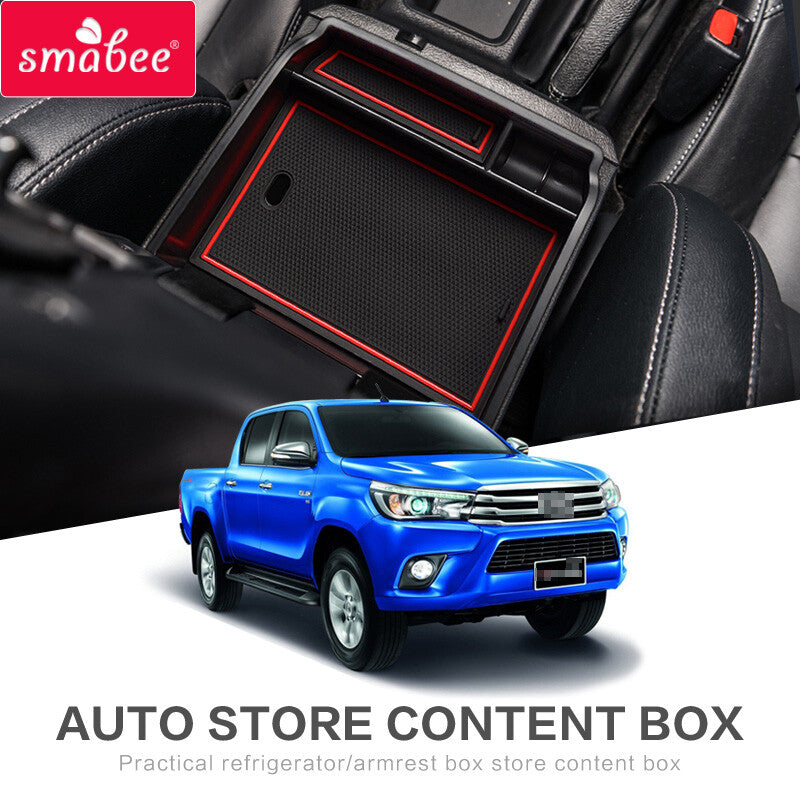 Armrest Storage Box for Toyota Hilux SR5 2015 ~ 2022 REVO Fortuner Accessories