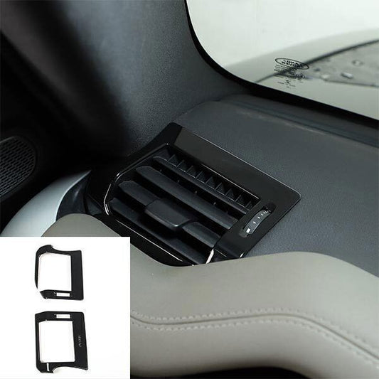 for Land Rover for Defender 2020-25 Glossy Black Outlet Vent Console LR Air Trim 2X