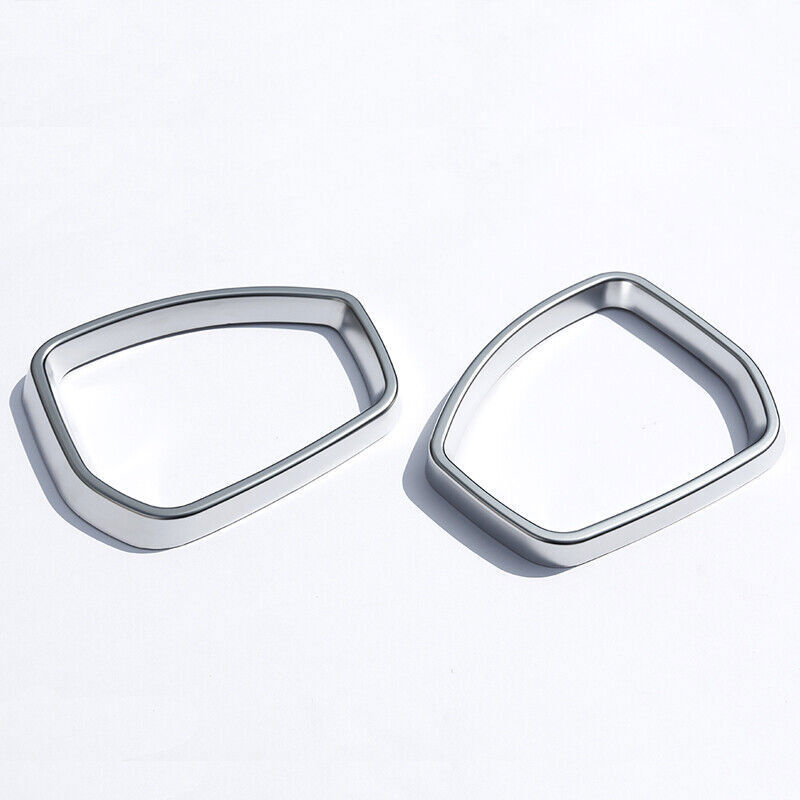 2X for Range Rover Evoque 2012-2019 ABS Chrome Rearview Mirror Rain Eyebrow Trim