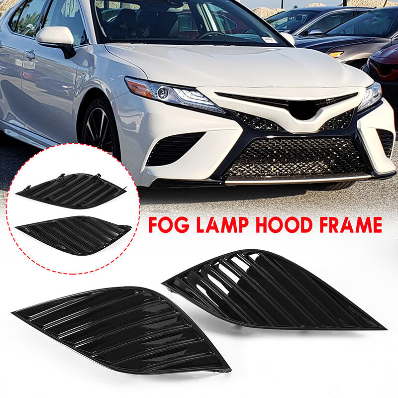 Front bumper fog light protector insert for Toyota for Camry SE XSE 2018 - 2020