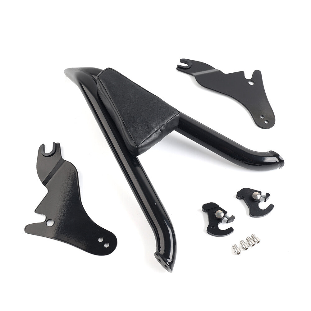 Detachable Passenger Backrest Rear Sissy Bar w/Cushion for Harley Touring 09-23