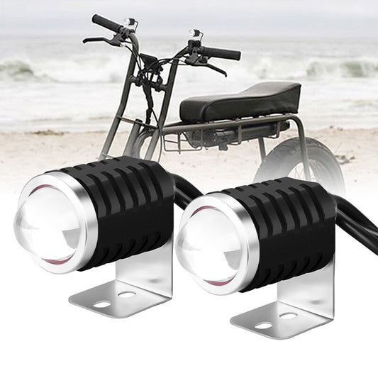 2X for Mini Motorcycle LED Work Light Yellow+White Fog Spot Light Driving Lamp ATV