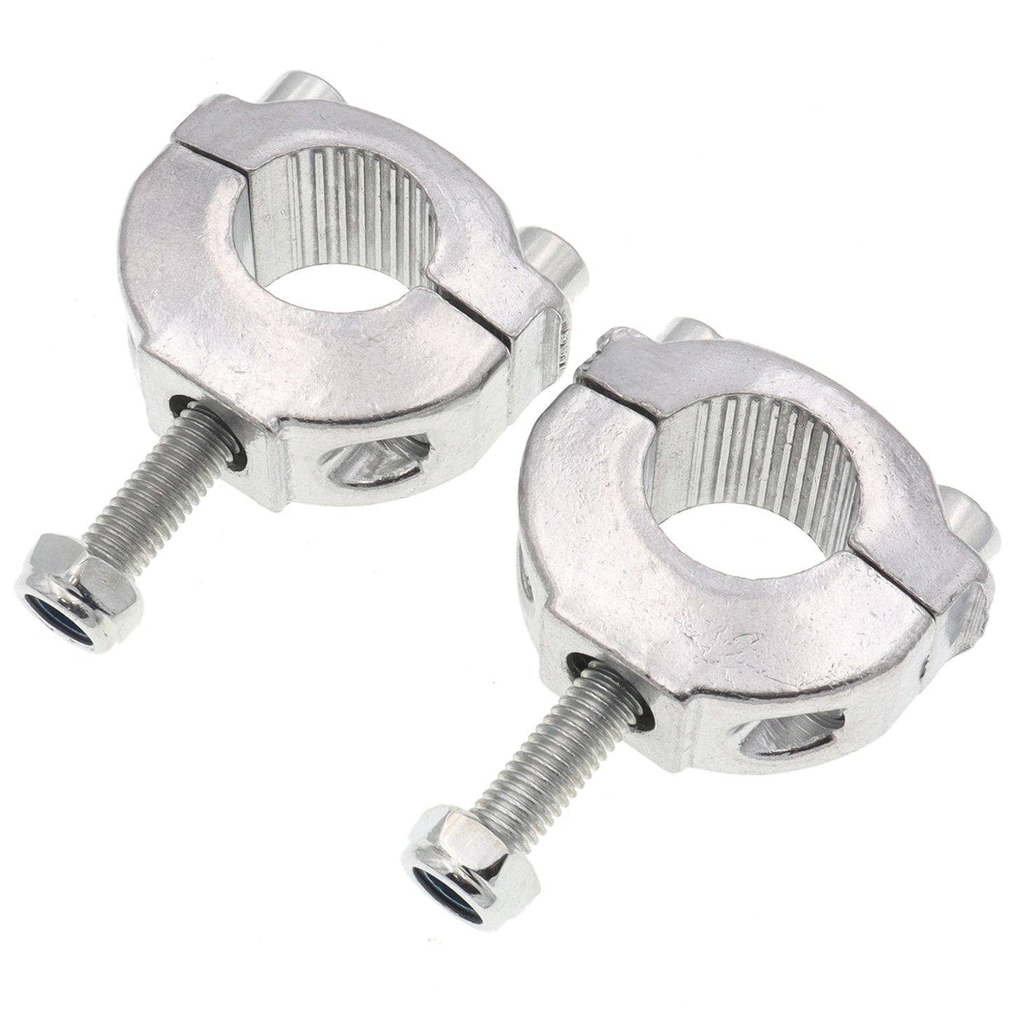 Motorcyle 22mm Handlebar Bar Risers Mount Bracket Clamp Taper 2 Strok Dirt Bike