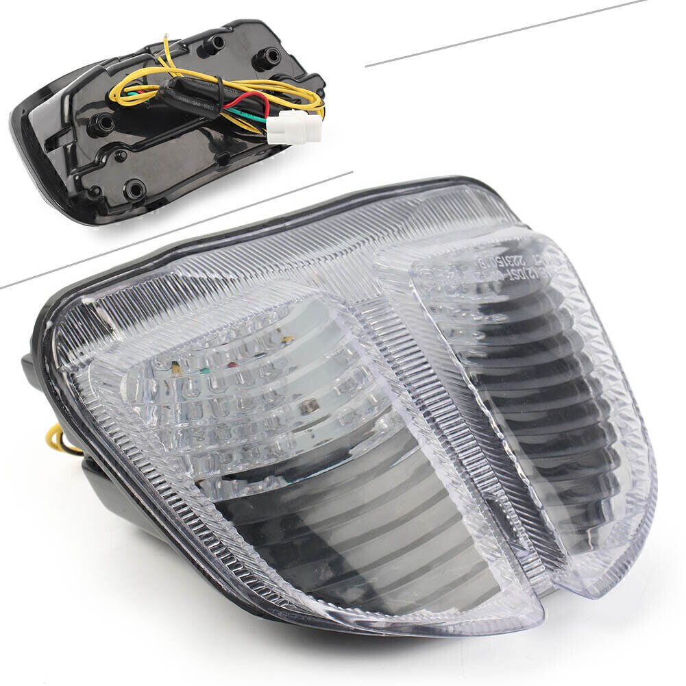 Rear Clear LED Tail Turn Signals Light for 2006-2007 for SUZUKI GSXR 600/750