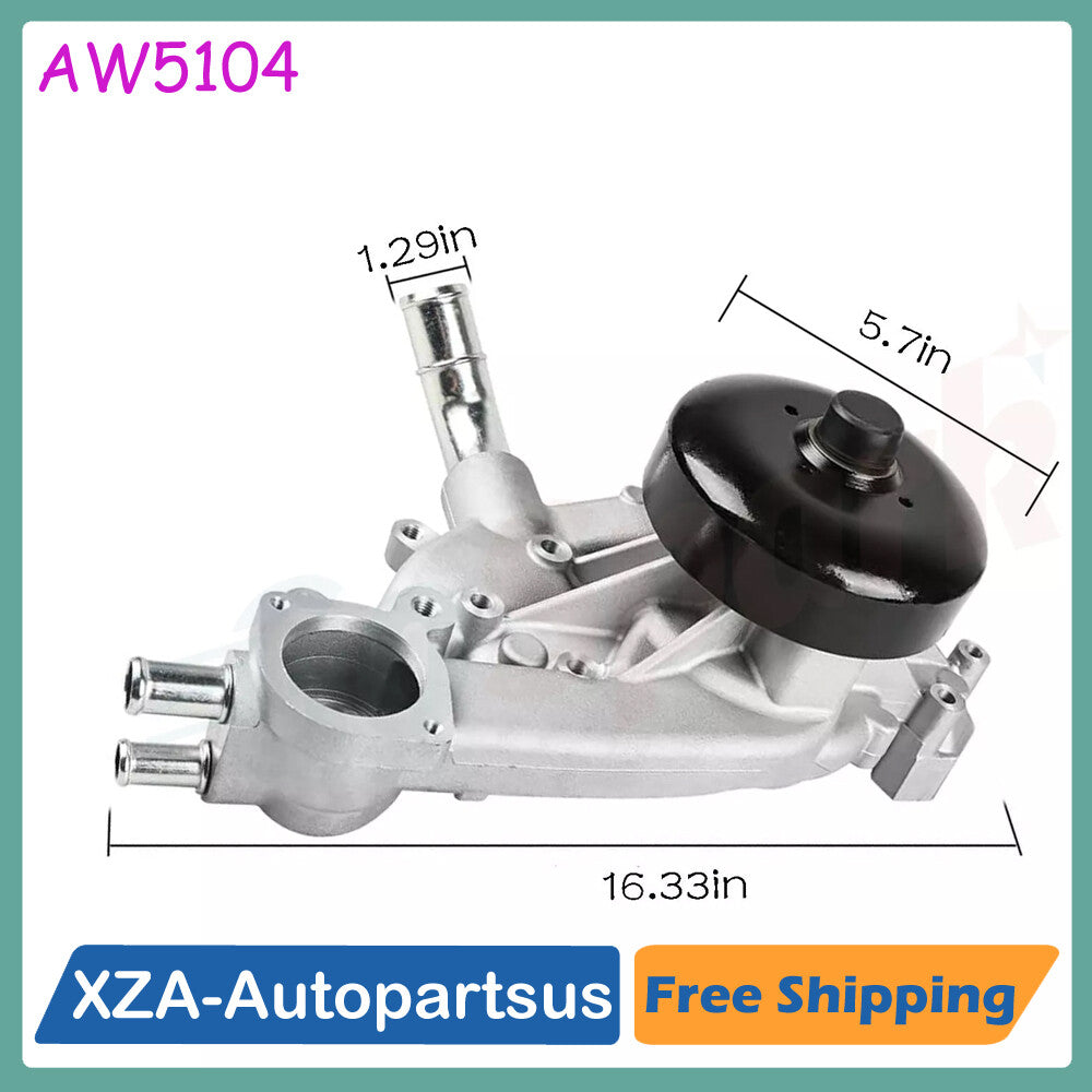 Water Pump w/Thermostat for Chevy Silverado Tahoe Suburban for Sierra 1500 5.3L 6.0L