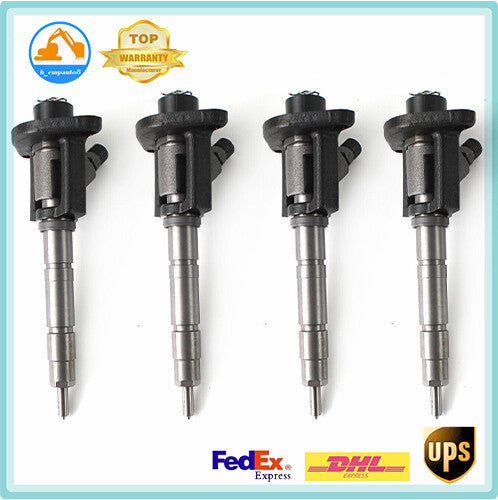 4PCS Fuel Injector ME120073 for Mitsubishi 4M50 Canter 0445120073 0986435550