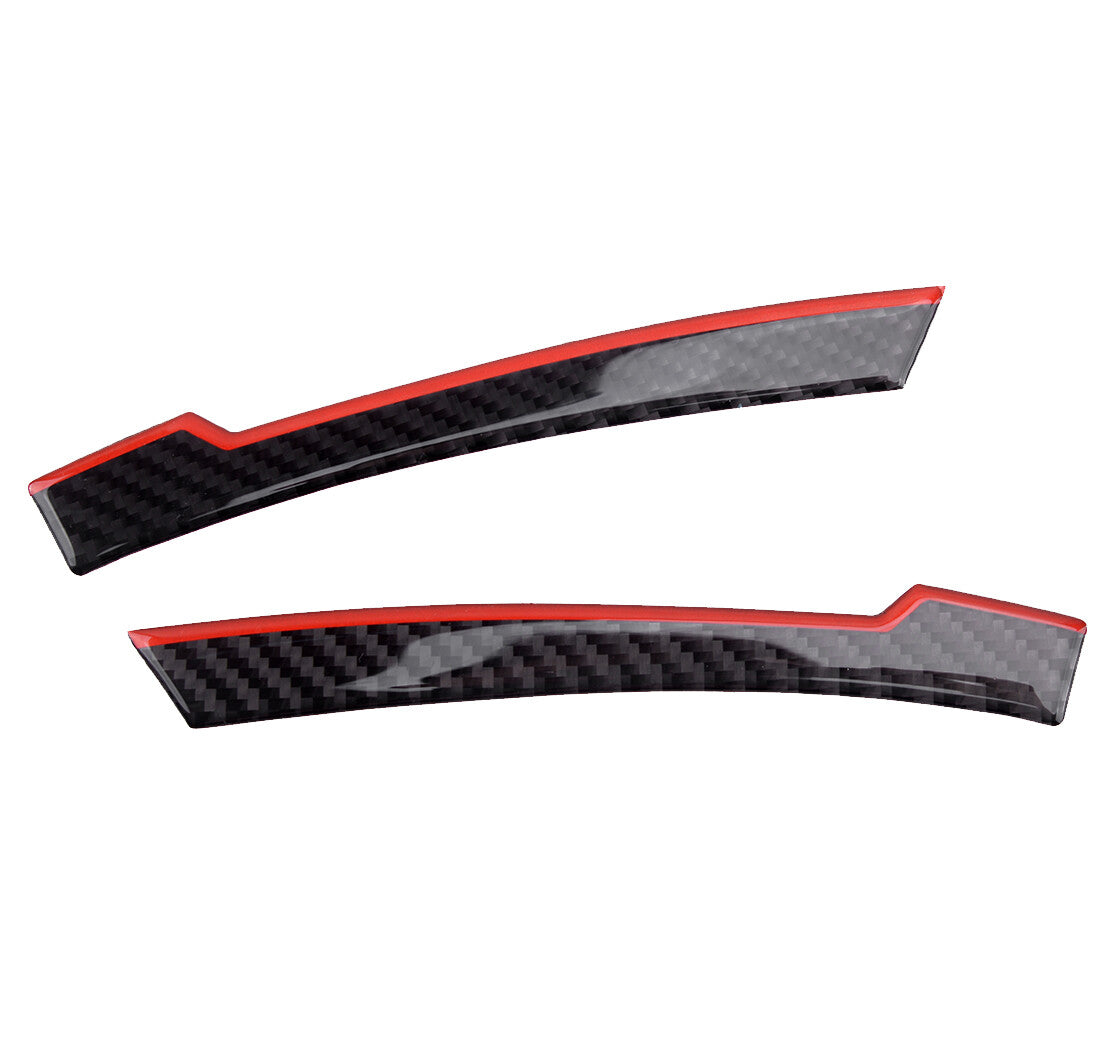 2pcs Carbon Fiber Style Wing Mirror Stripe Trim fit for Benz A Class W176 13-18