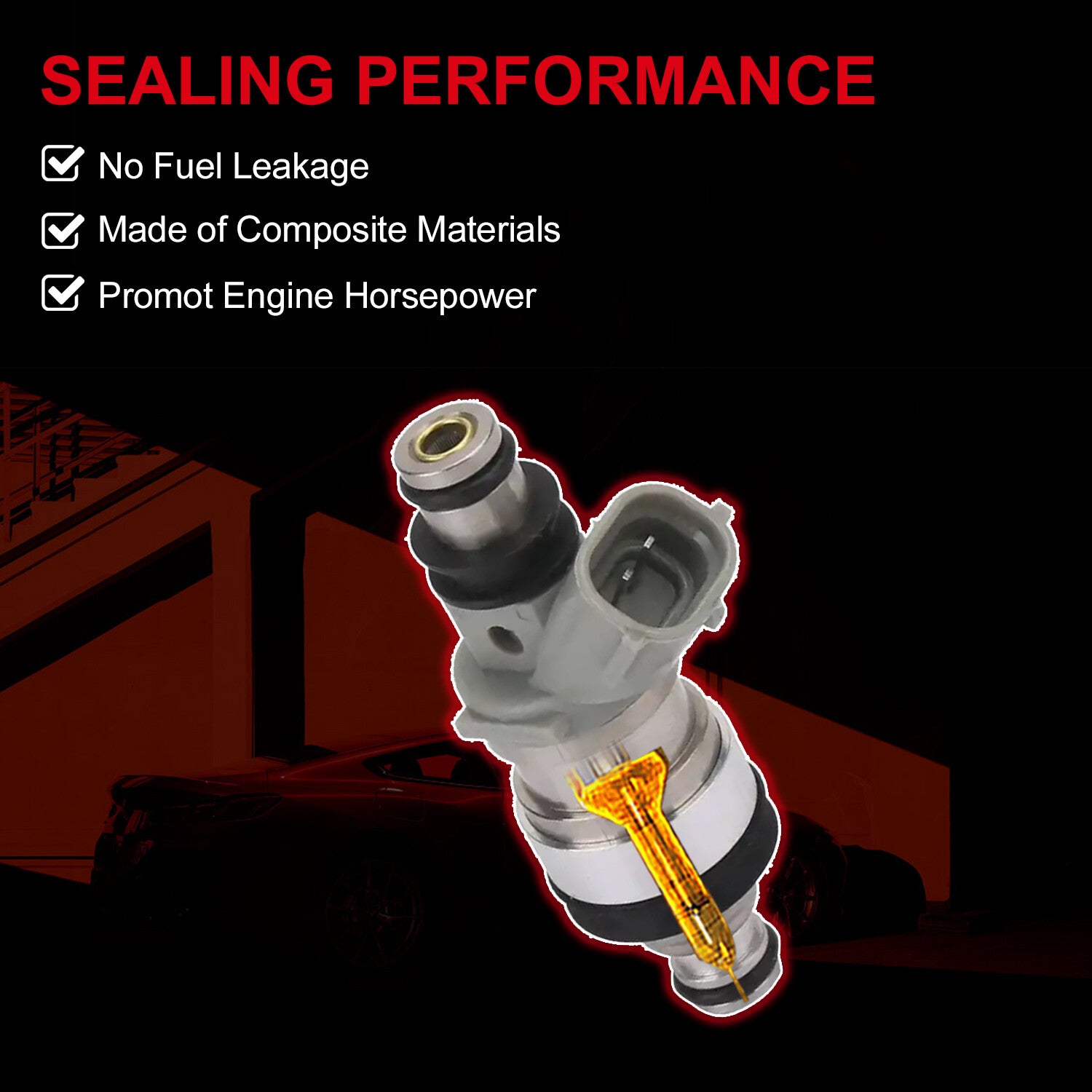 6-piece set of new fuel connectors 23250-62030 23209-62030, suitable for Toyota 4Runner 3.4L, 1997-98