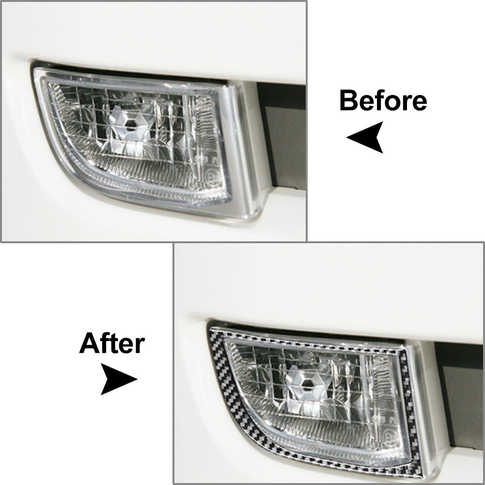 for Toyota for Land Cruiser Prado 2003-2009 2x Front Fog Lamp Cover Trim