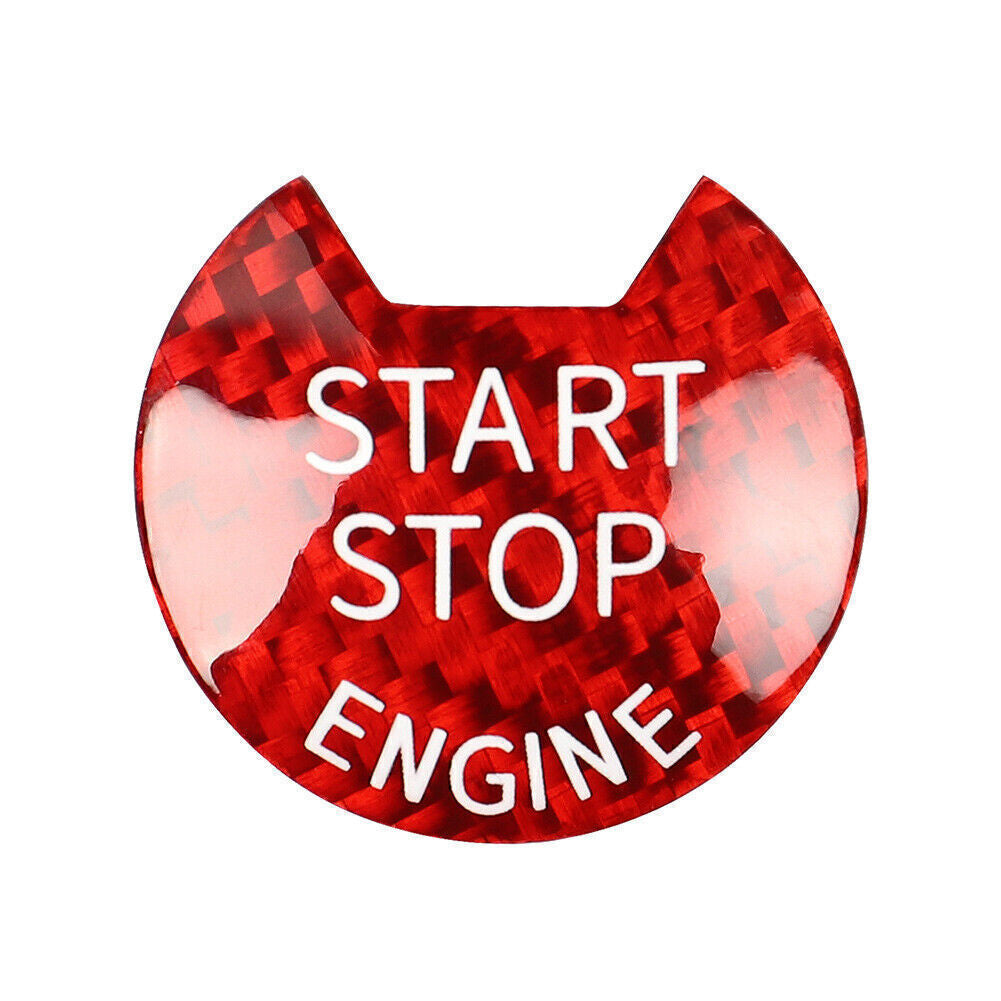 Red Engine Start Stop Push Button Cover for Nissan for Infiniti Q50 Q60