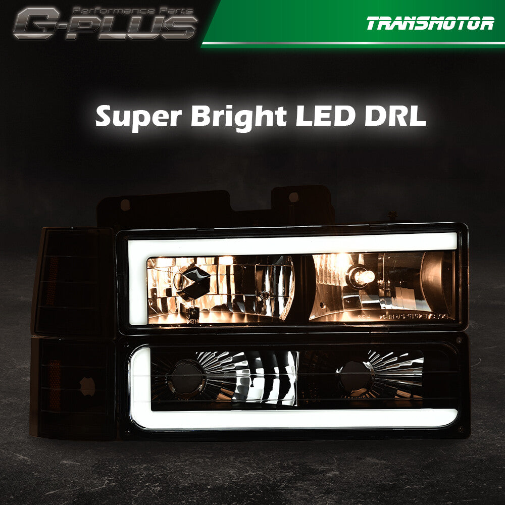 for GMC for Sierra C/K Silverado Black Mold LED