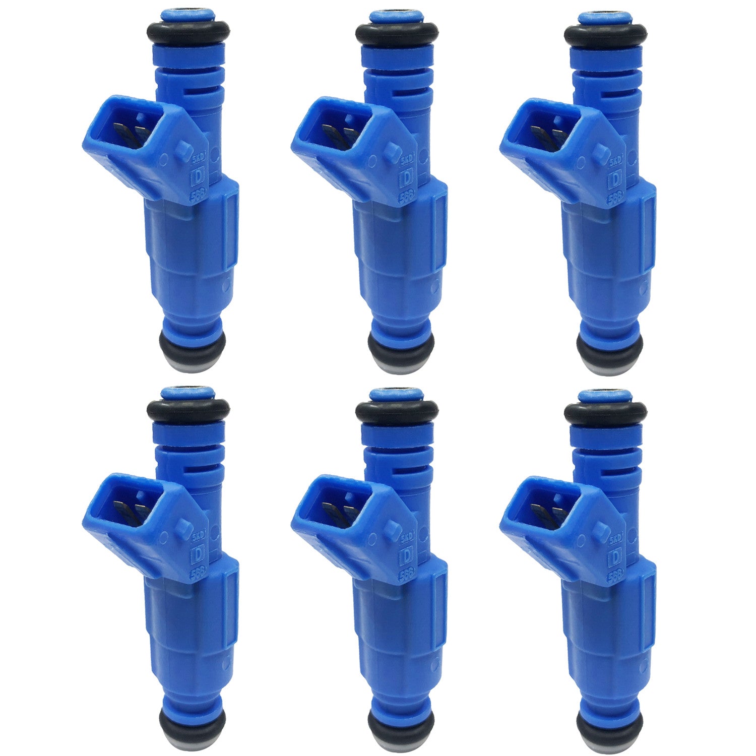 6X Fuel Injectors 0280150568 for Ford for Jeep for GMC for BMW M3 Z3 for Audi S4 A6 V6 2.8L 2.5L