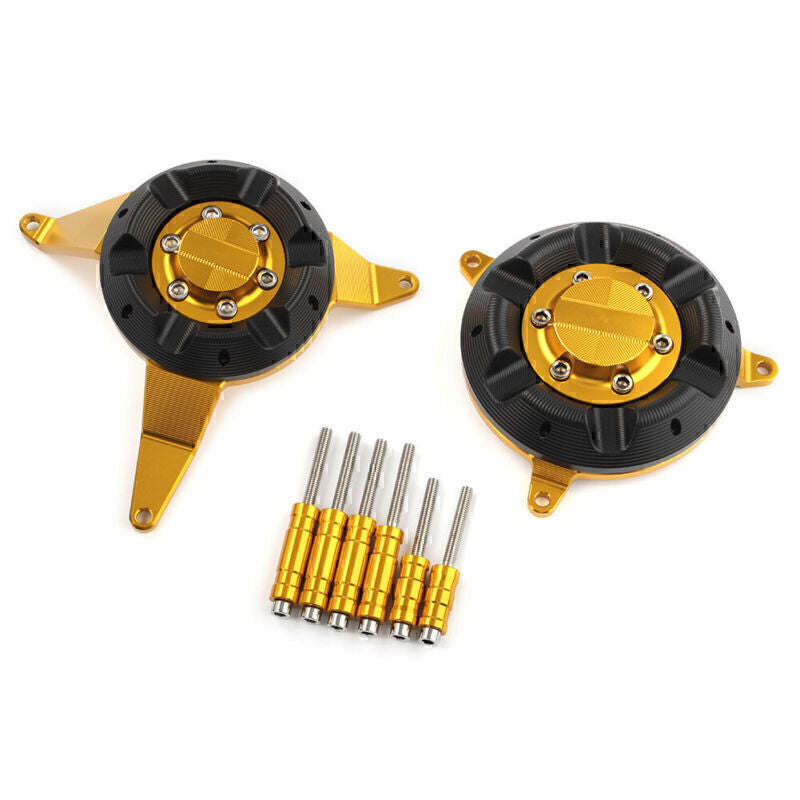 CNC Aluminum Front Engine Stator Cover Protector Fit for Kawasaki Z900 2017-23 Gold