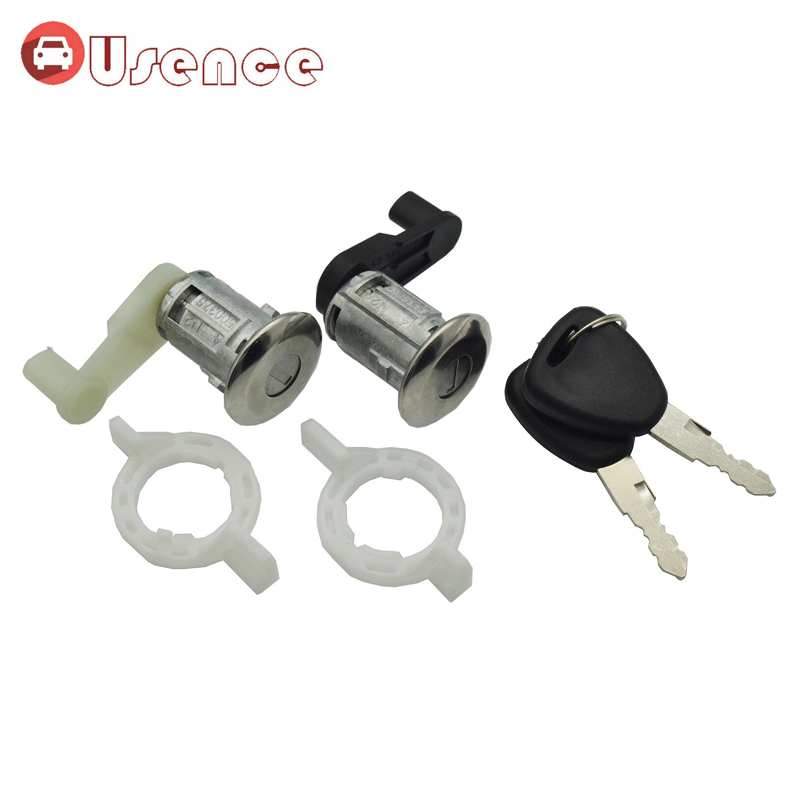 Door Lock Cylinder W/2 Keys Set 7701468981 for Renault Megane Scenic Clio Thalia