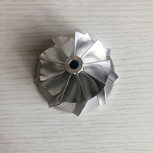 TD05H 20G reverse 52.56/68.01mm 9+0 blades performance Billet compressor wheel