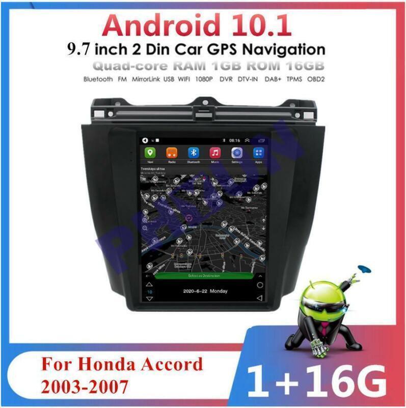 9.7 For Android 10.1 Quad-core for RAM 1GB ROM 16GB Player for Acccord 7 2003-2007