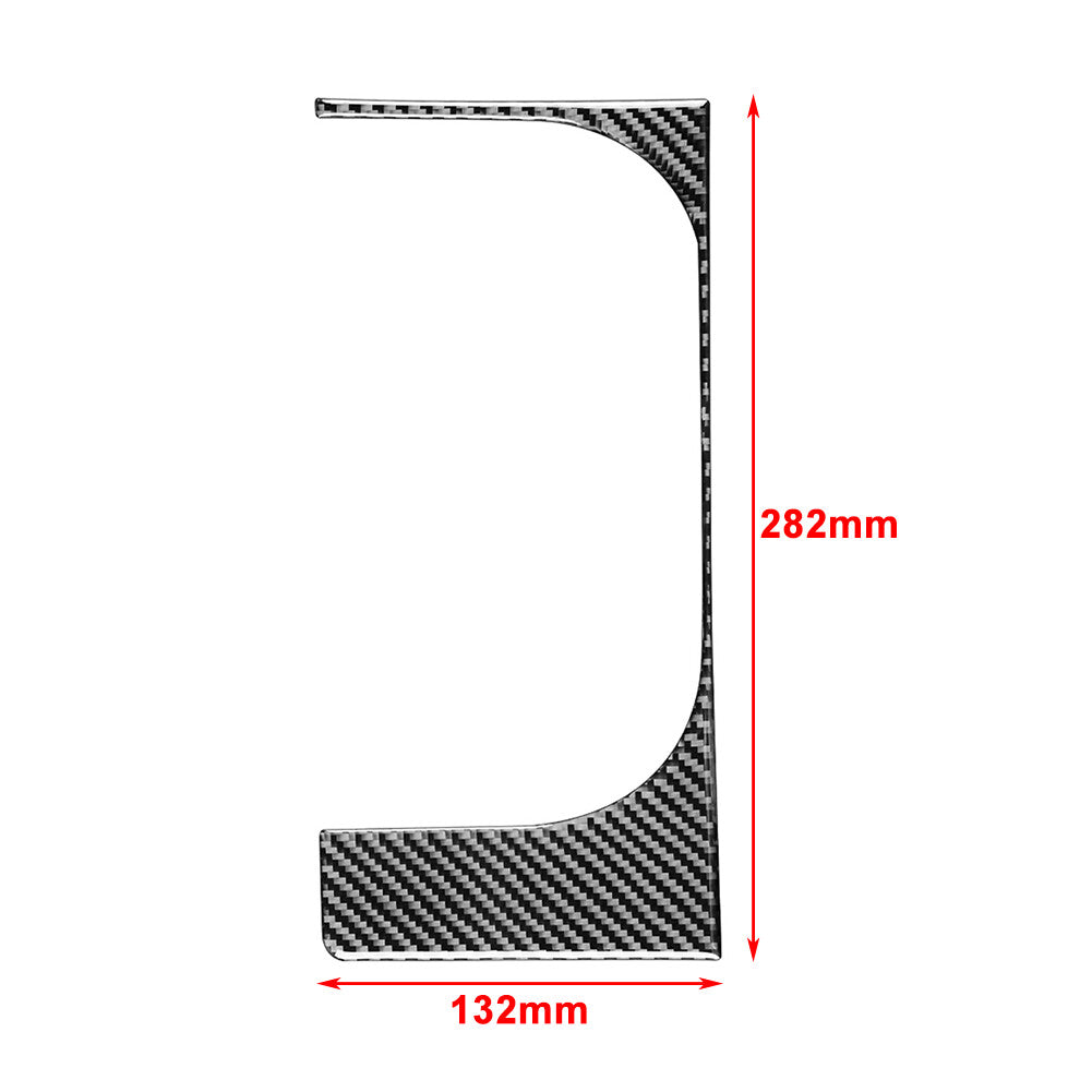 FIT for Toyota Tundra 14-21 LHD Carbon Fiber Center Console Water Cup Holder Cover
