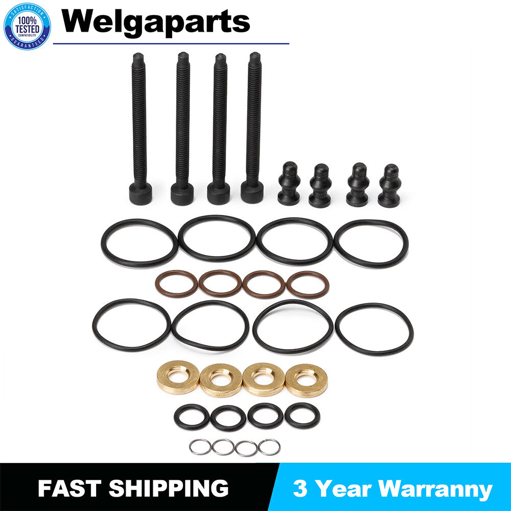 1Pcs INJECTOR SEAL KIT AND BOLTS FOR PD INJECTOR for VW TRANSPORTER 1.9 TDi