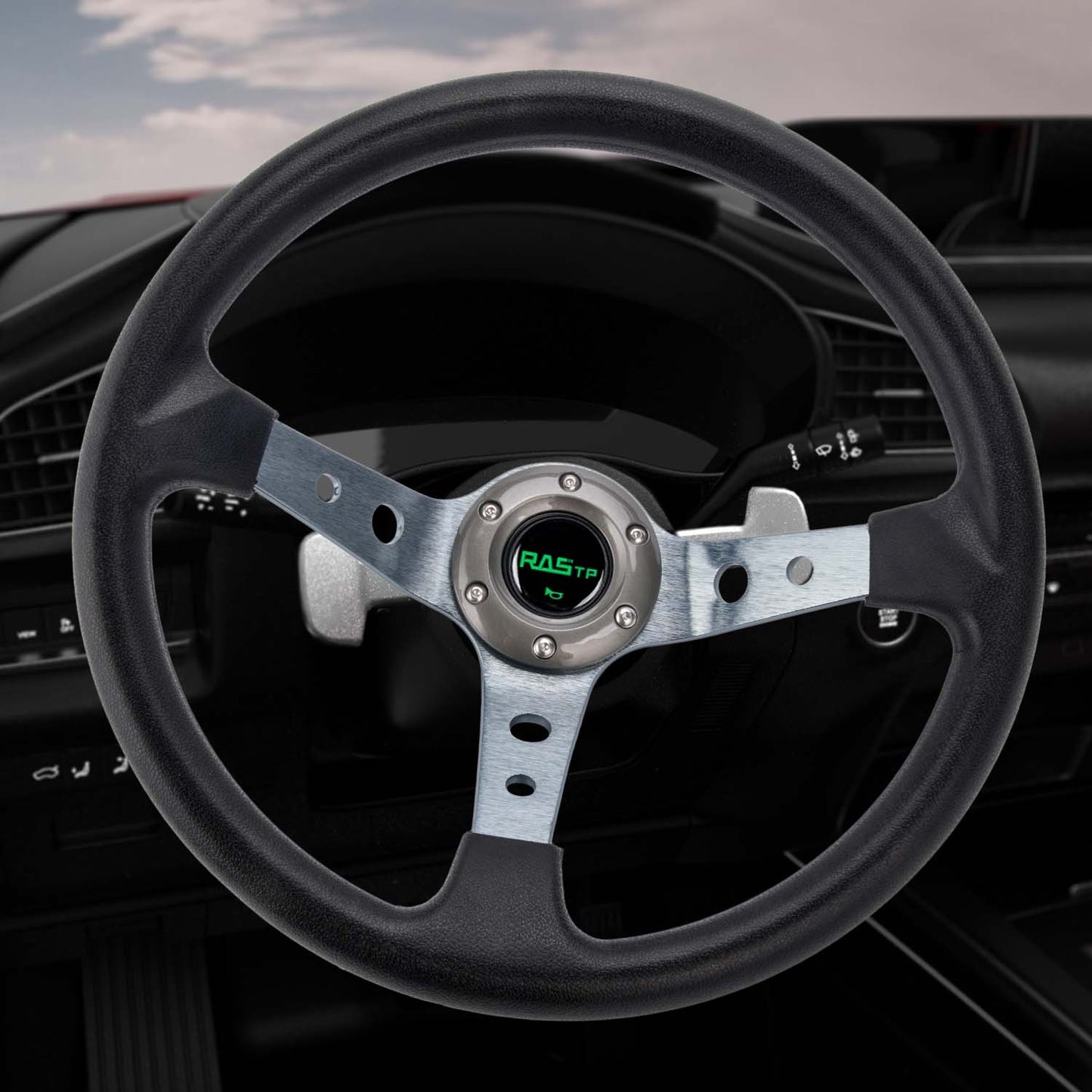 14inch 350mm 9.5cm Deep Dish Drifting Racing Steering Wheel Racing Car