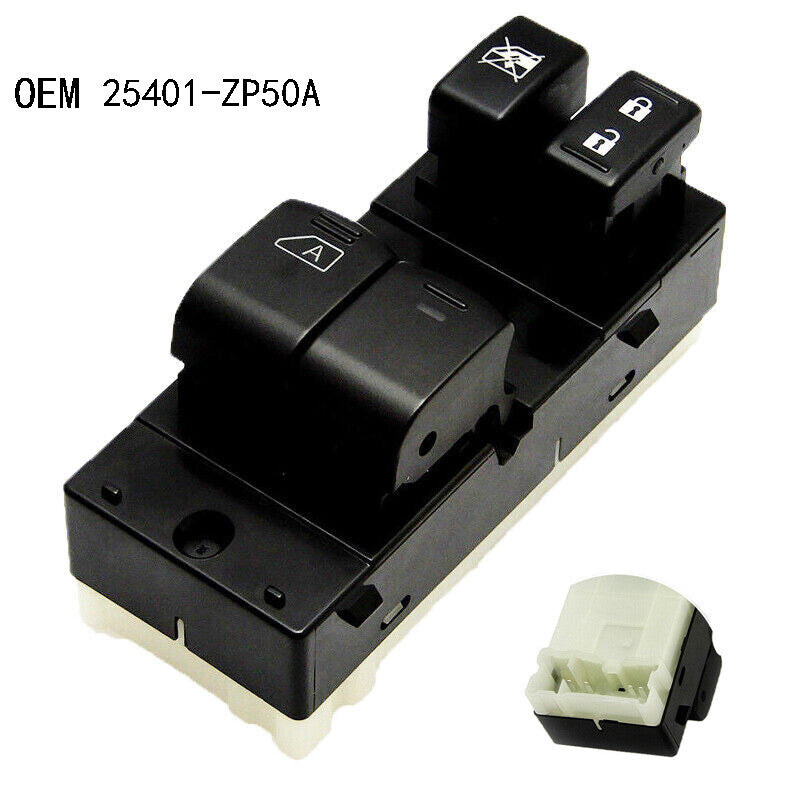 for Nissan Frontier 2006-2016 25401-ZP50A New Electric Power Window Switch Black