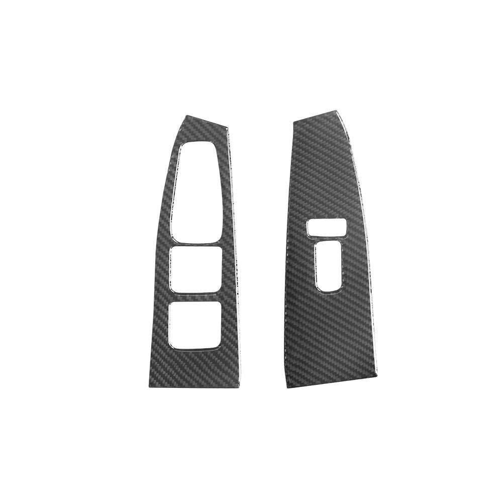 Carbon Fiber Front Door Control With Folding Trim Cover for KIA Sedona 2015-2016
