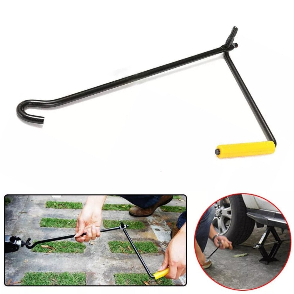 Car Steel Garage Tire Wheel Lug Wrench Crank Handle Lift Tool for Scissor Jack