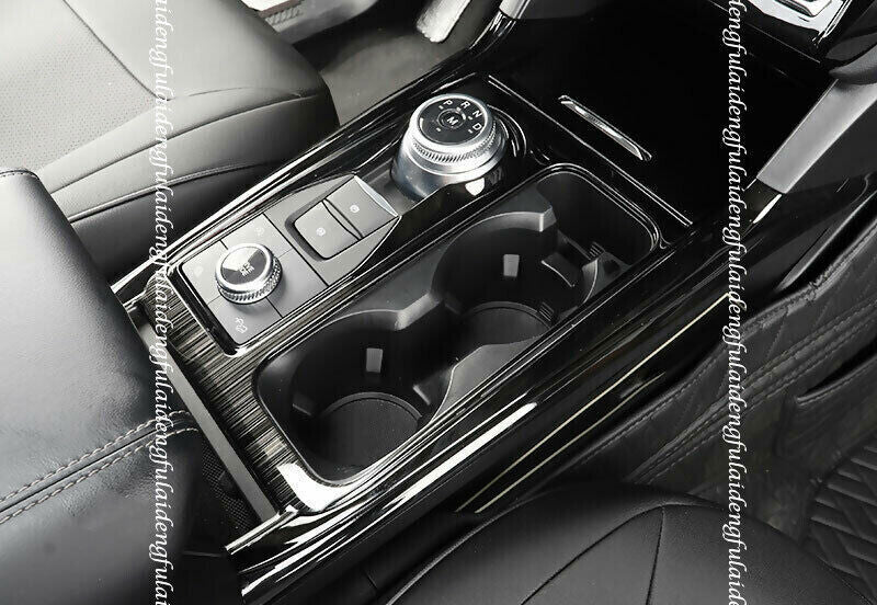 for Ford Explorer 2020-2022 Black Interior Central Console Gear Shift Panel Trim