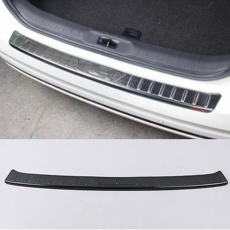 1P for Nissan Altima 2019-2022 Black Rear Bumper Outer Sill Plate Protector Trim