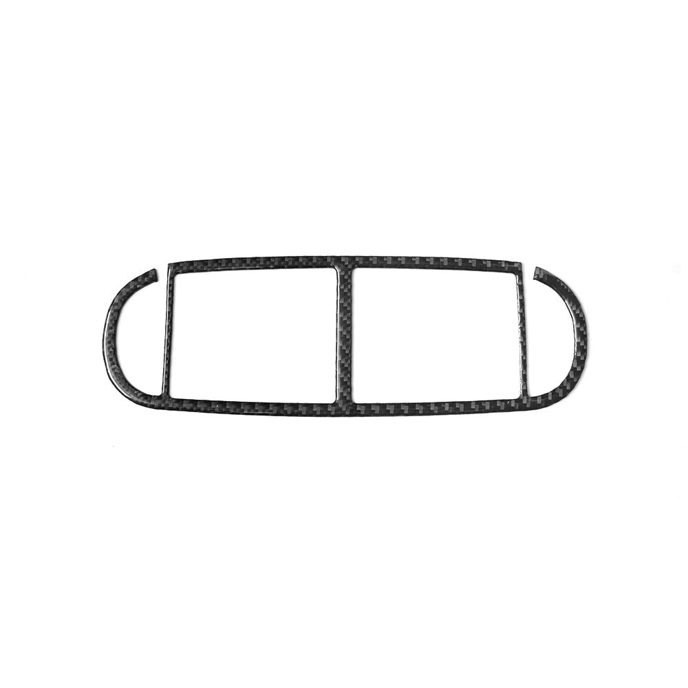 Carbon Fiber Center Air Vent Outlet Cover Trim for Porsche for Cayenne 2003-2010