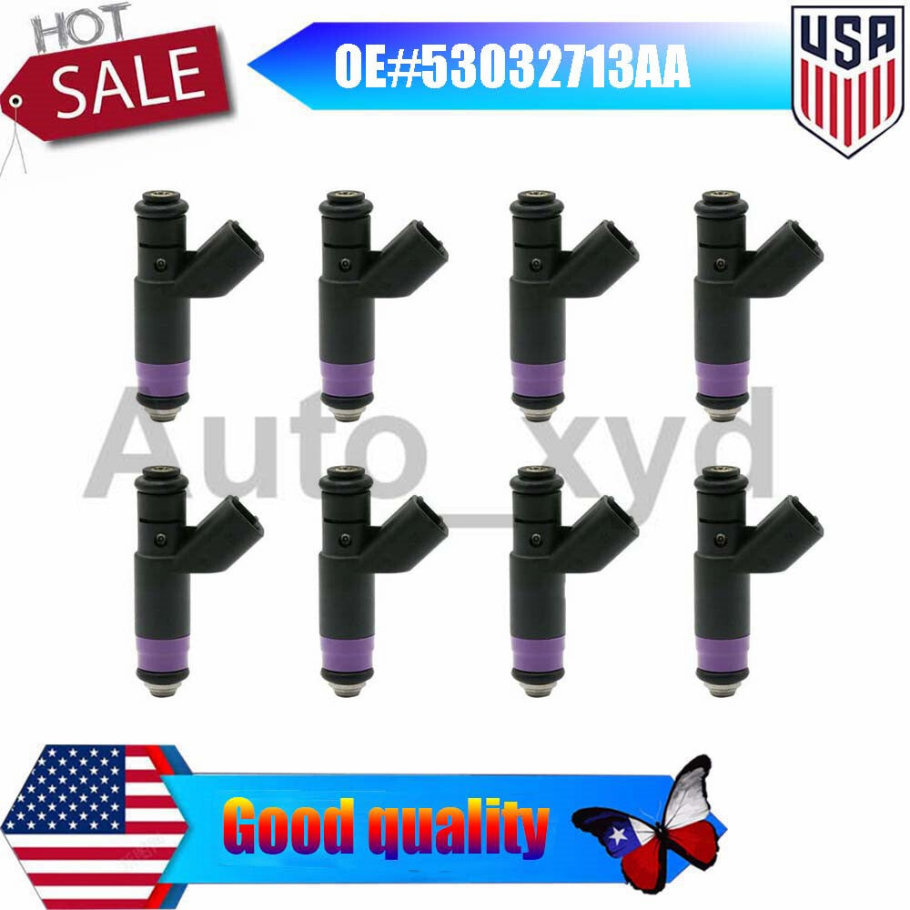 8x Fuel Injectors for Dodge for Ram 1500 2500 3500 Durango 2004-09 5.7L 53032713AA
