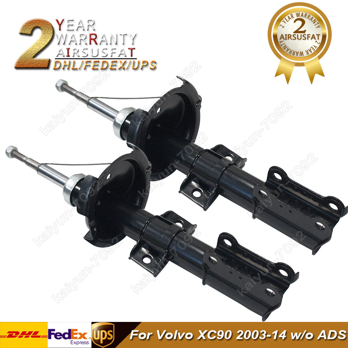 Front Left Right Shock Absorber Strut Cores for Volvo XC90 2003-2014 W/o ADS