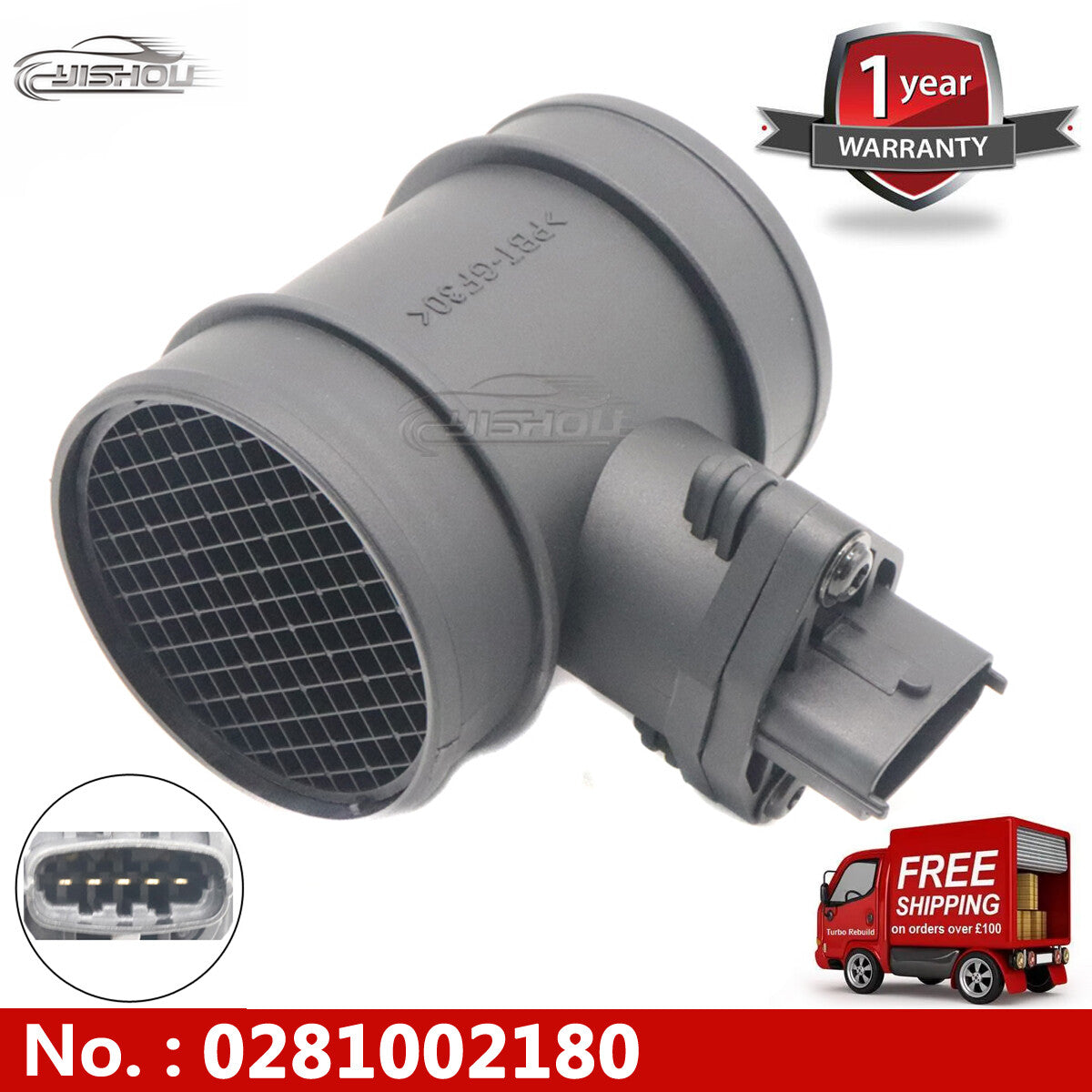 0281002180 MAF MASS airflow sensor suitable for VAUXHALL for OPEL ASTRA for CORSA VECTRA ZAFIRA