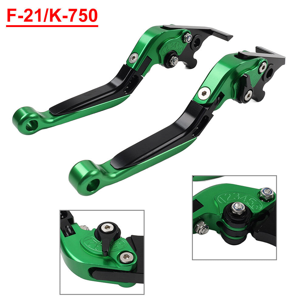 Folding Extendable Brake Clutch Levers for Kawasaki Z650 Z900 17-22 17 Ninja650R