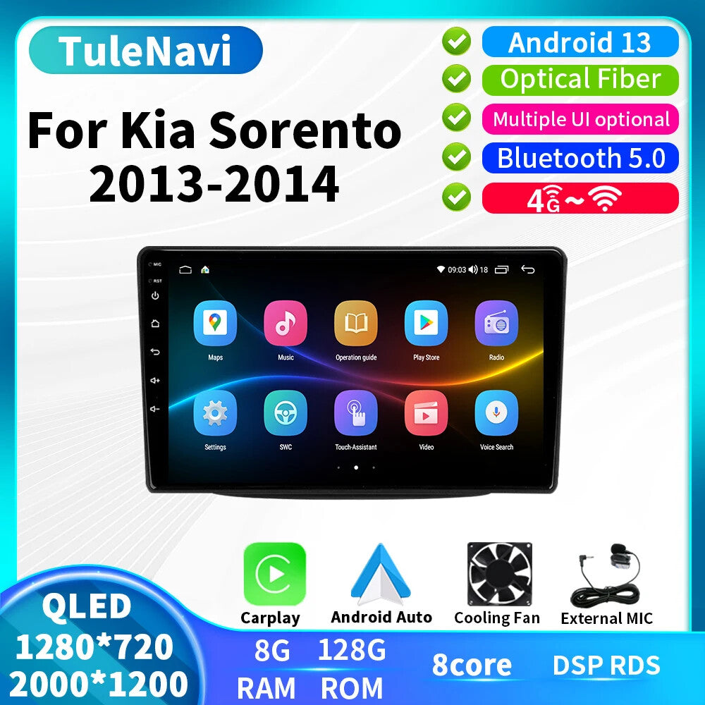 for KIA for Sorento 2013-2014 CarPlay GPS Car Radio Multimedia Stereo Video Player