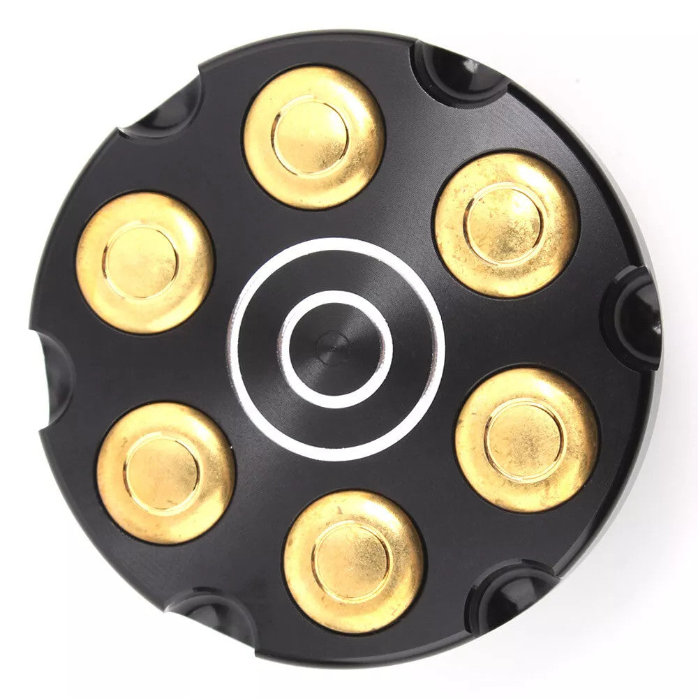 Fuel Gas Tank Oil Cap Cover for Harley Sportster XL1200 883 1996-Up Fat Bob FXDF