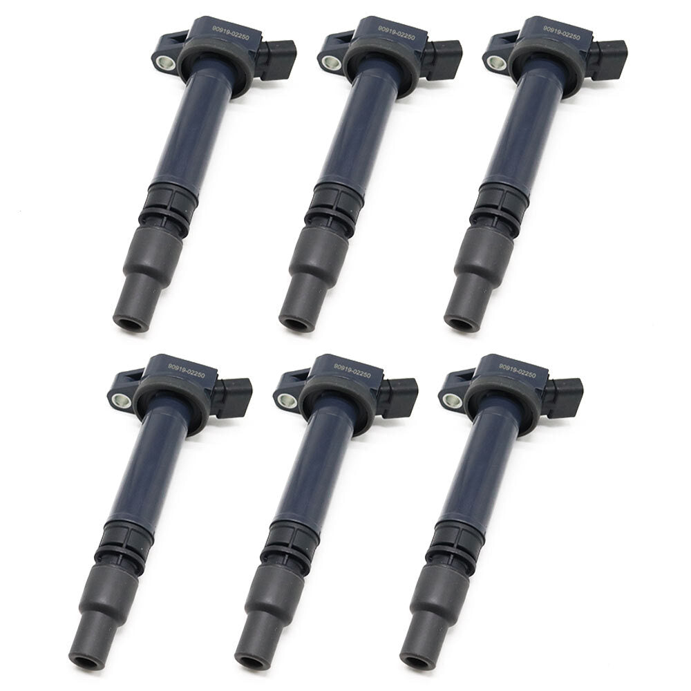 6PCS Ignition Coils Fits for Lexus Gs300 2006 3.0L V6 90919-02250 90919-02260