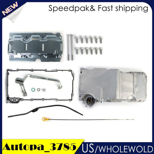 Engine Low Profile Oil Pan Kit Fits for Chevrolet Camaro LS1 LS2 LS6 W/12558253
