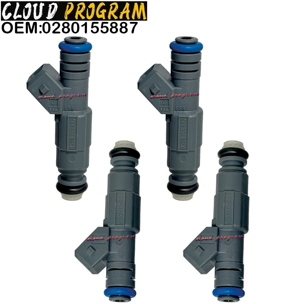 4 x Fuel Injector 0280155887 For 99-004 for Ford Contour Escape Escort Focus 2.0L I4