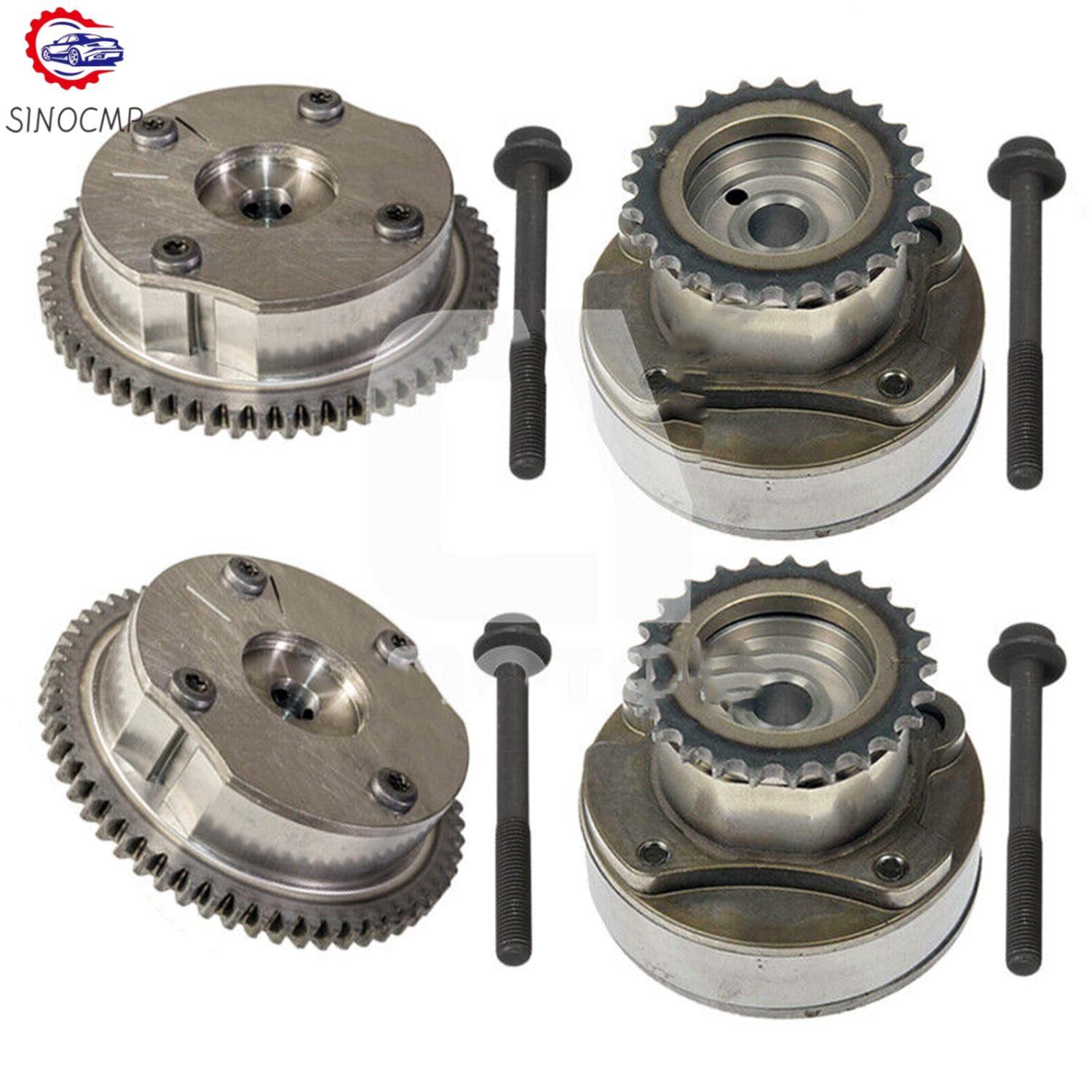 4Pcs Camshaft Adjuster VVT Sprocket For 3.3 3.5L for Ford for Lincoln for Mustang Edge F-150