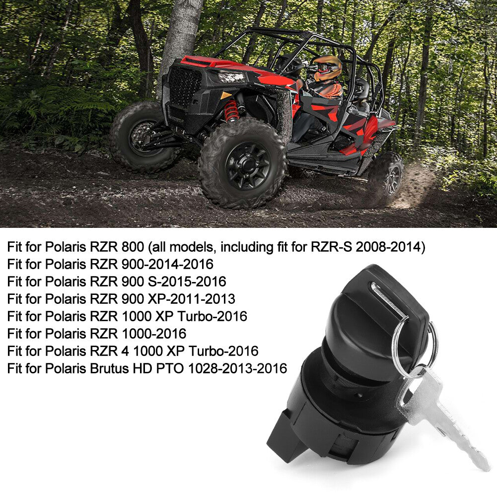 Hot Motorcycle Ignition Switch Lock Keys Set Parts For RZR 570 800 900 1000